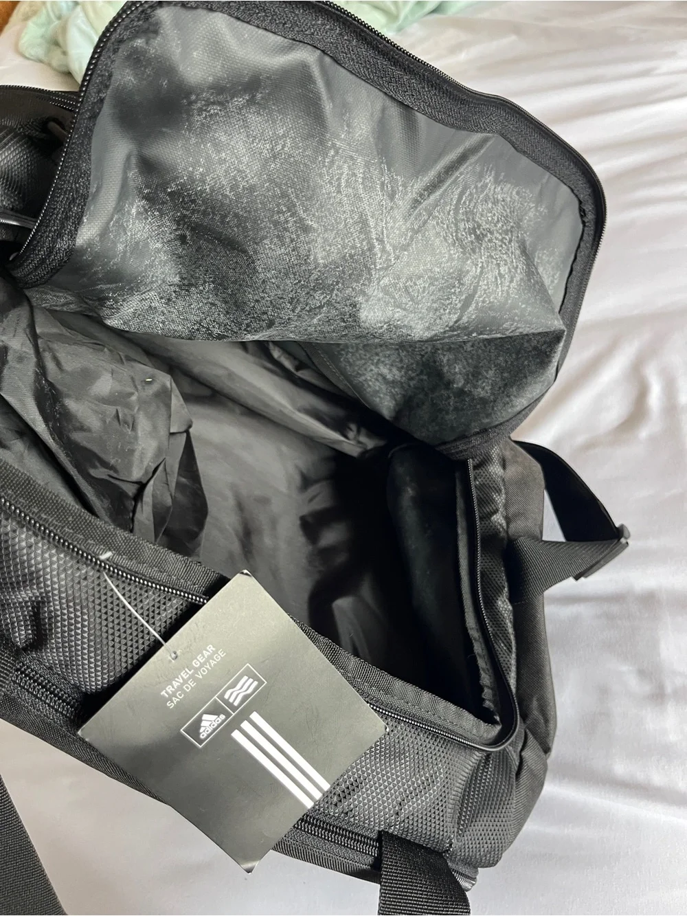 Adidas Golf / Travel / Gym Bag - Black Duffel Dish ESPN Media Promo